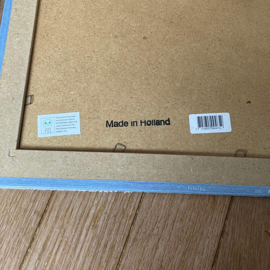 シンデレラ アート 水色額縁