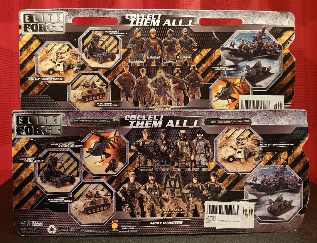 エリートフォース セット ELITED FORCE 激レア ミリタリーフィギュア