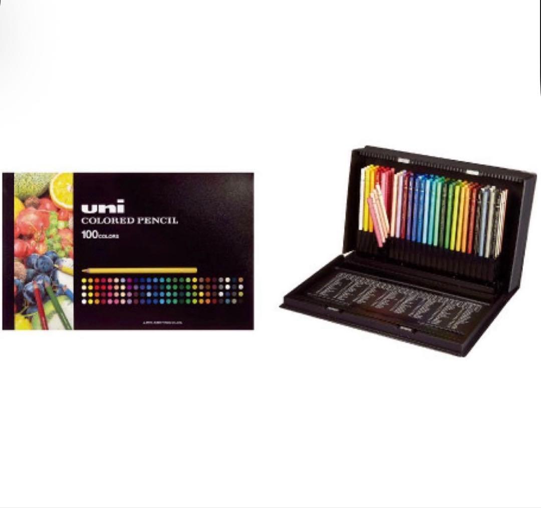 新品未開封　UNI 色鉛筆　100色 三菱鉛筆　未使用