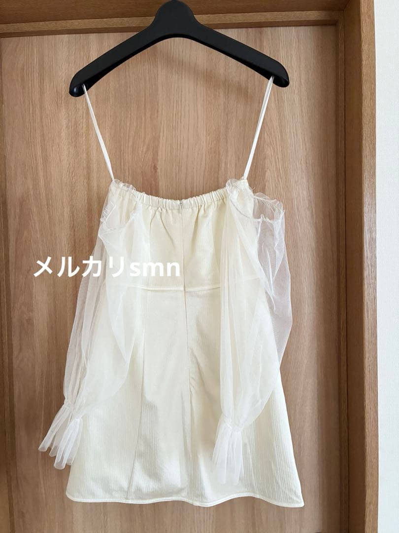 robe de fleurs ドレス　XS アイボリー　シュガー