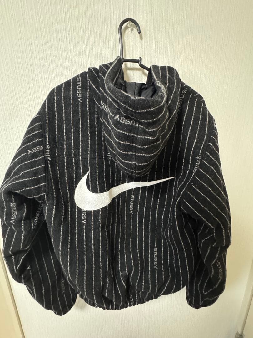 【XS】Stussy x Nike Striped Wool Jacket 希少