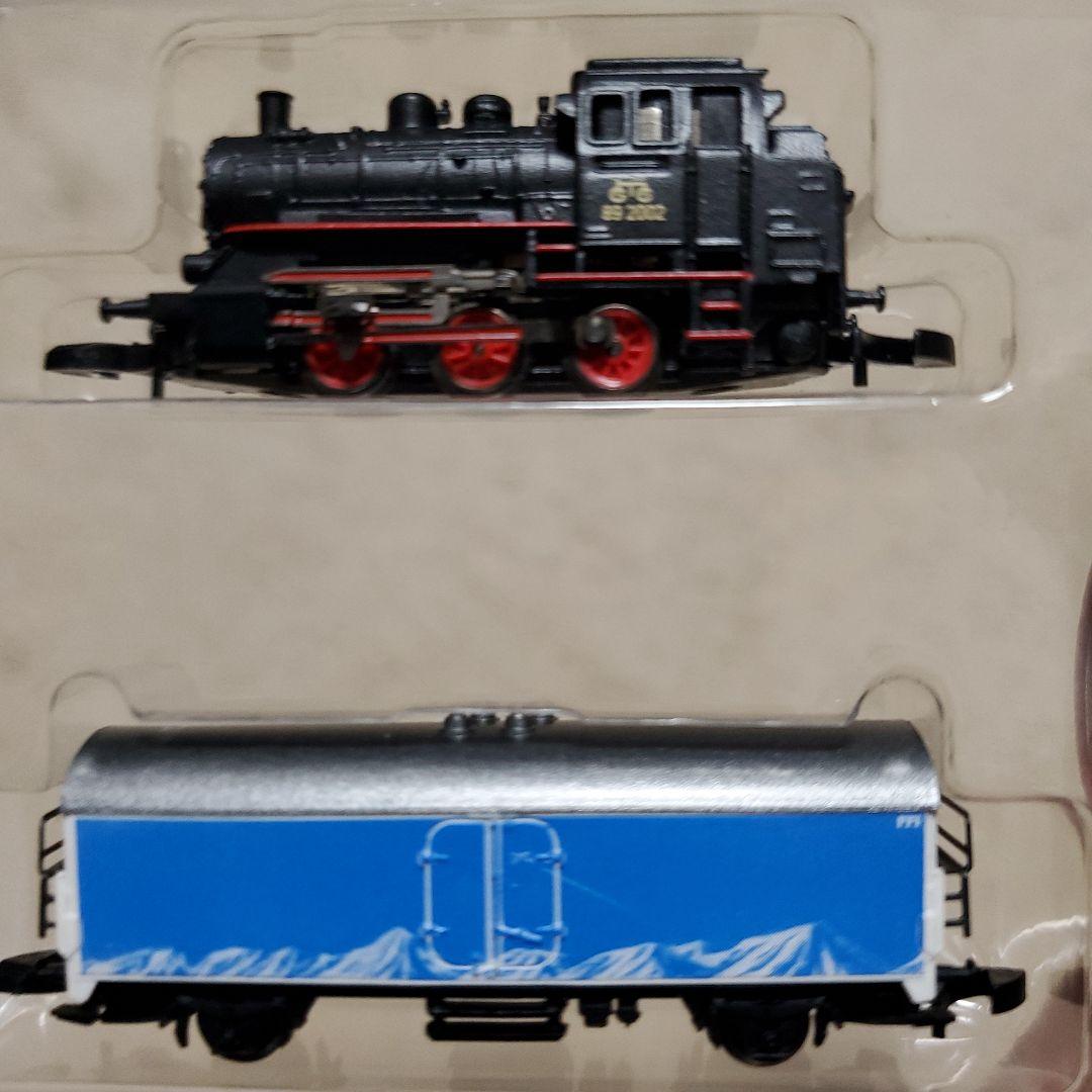 Märklin メルクリン　Zゲージ 蒸気機関車と貨車セット