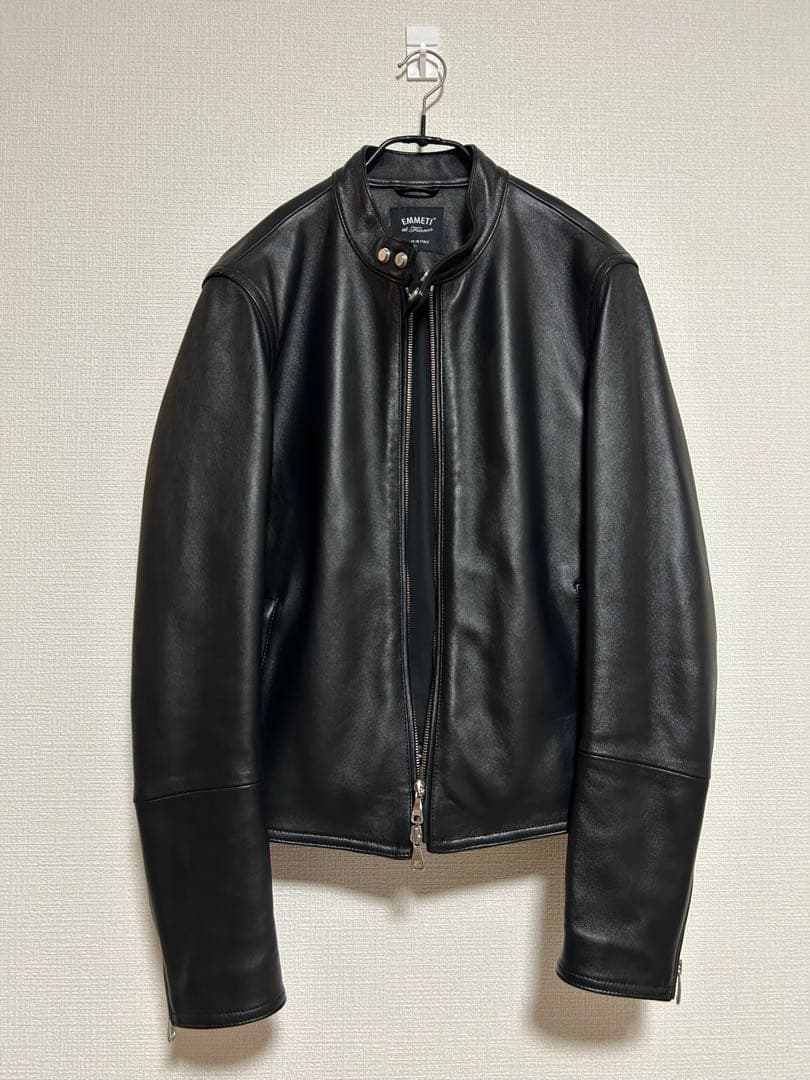 EMMETI エンメティ ラムレザーシングルライダース ITALY