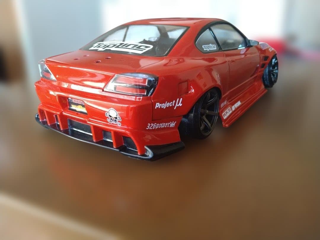 シルビアS15 ラジコンのボディ