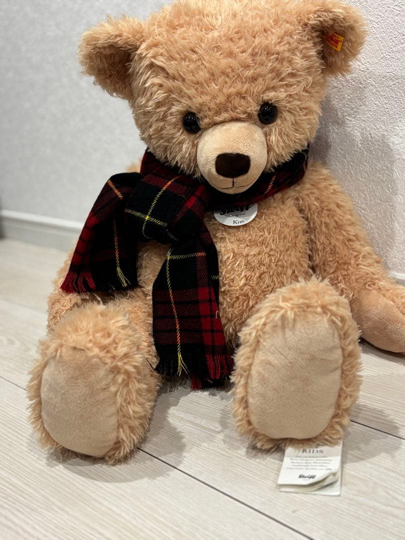 Jonesシュタイフ 美品タグ付 テディ キム ベージュ 65 テディベア