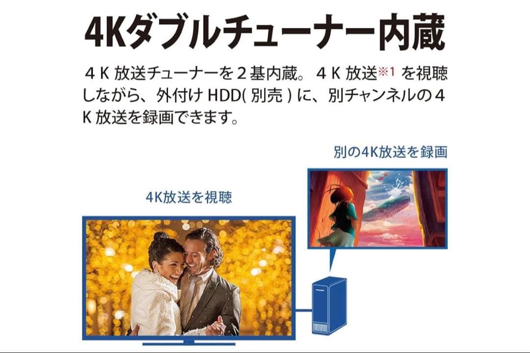 SHARPAQUOS40V型4K液晶テレビ 4T-C40CL1 Android