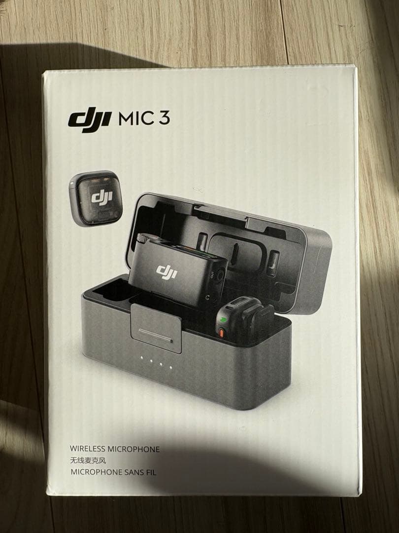 DJI MIC 3 ワイヤレスマイクロフォン