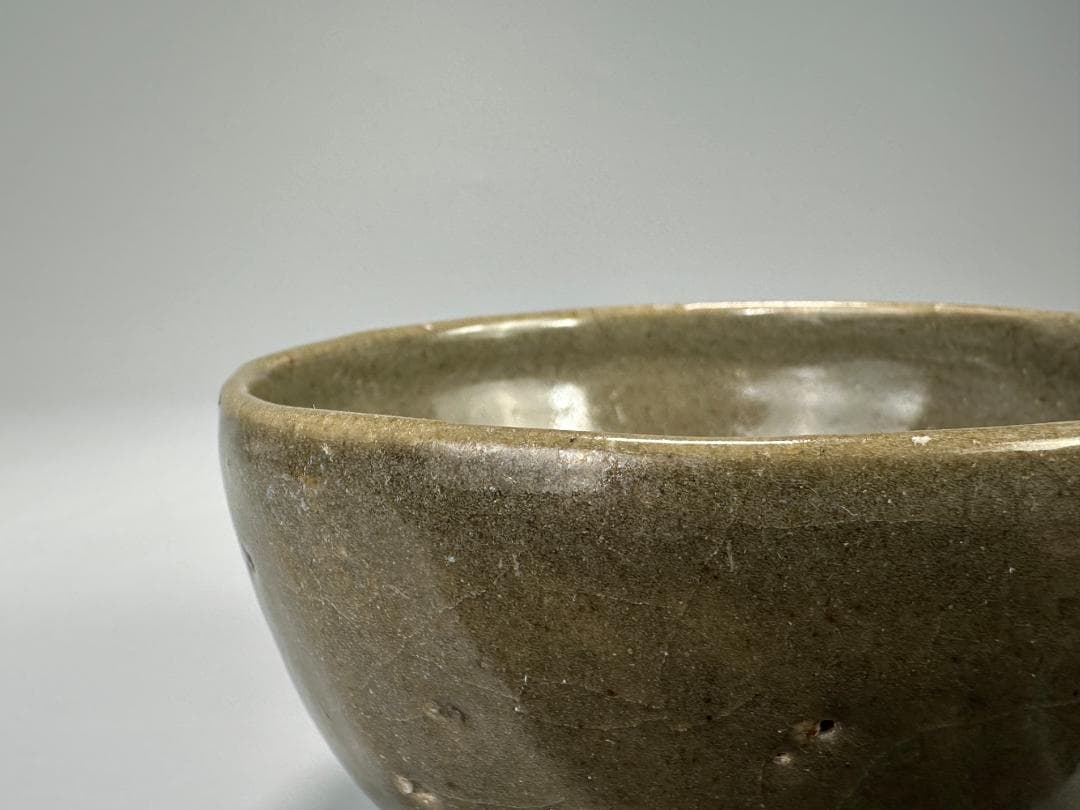 茶道具　青磁茶碗　時代茶碗　抹茶碗