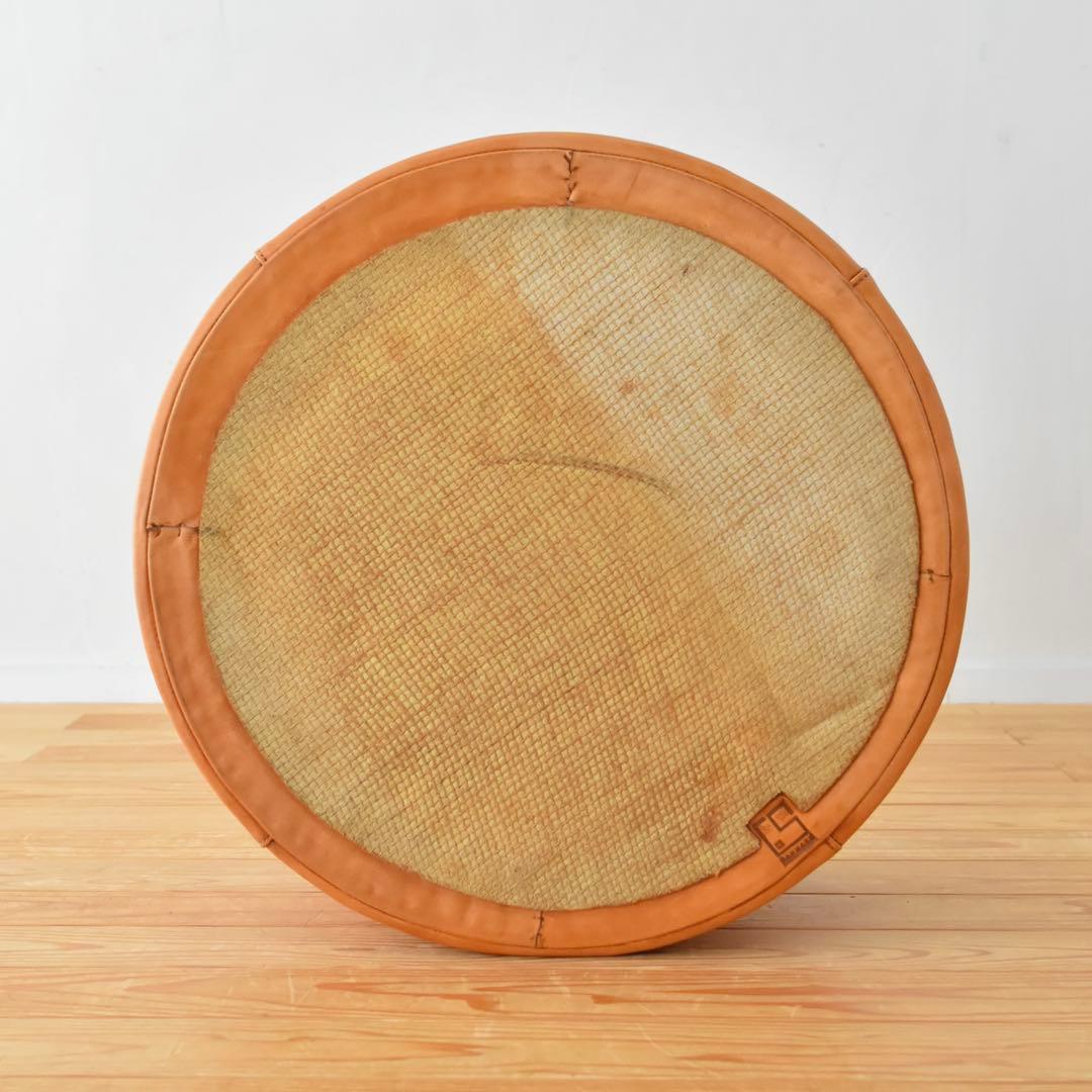 デンマーク Ivan Schlechter Foot Stool 本革オットマン