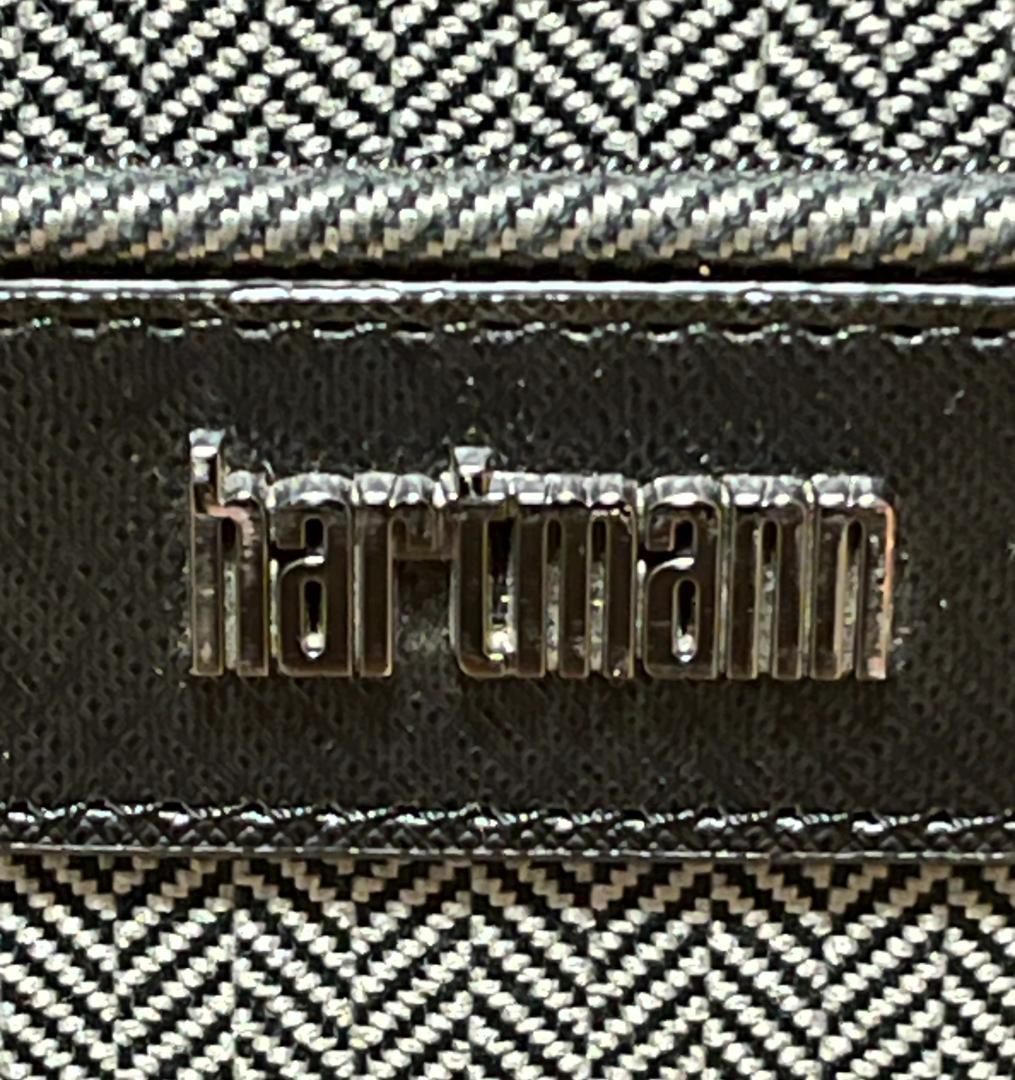 美品　ハートマン メンズ スーツケース バッグ　ツイード　ヘリンボーン