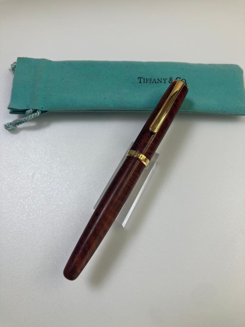 Tiffany　Diplomat　W-name ブライヤー　万年筆　B-nib