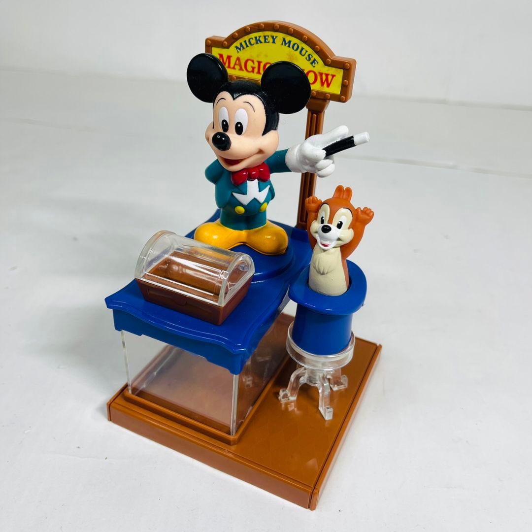 ディズニー テンヨー ミッキー チップ マジックショー バンク 貯金箱 当時物
