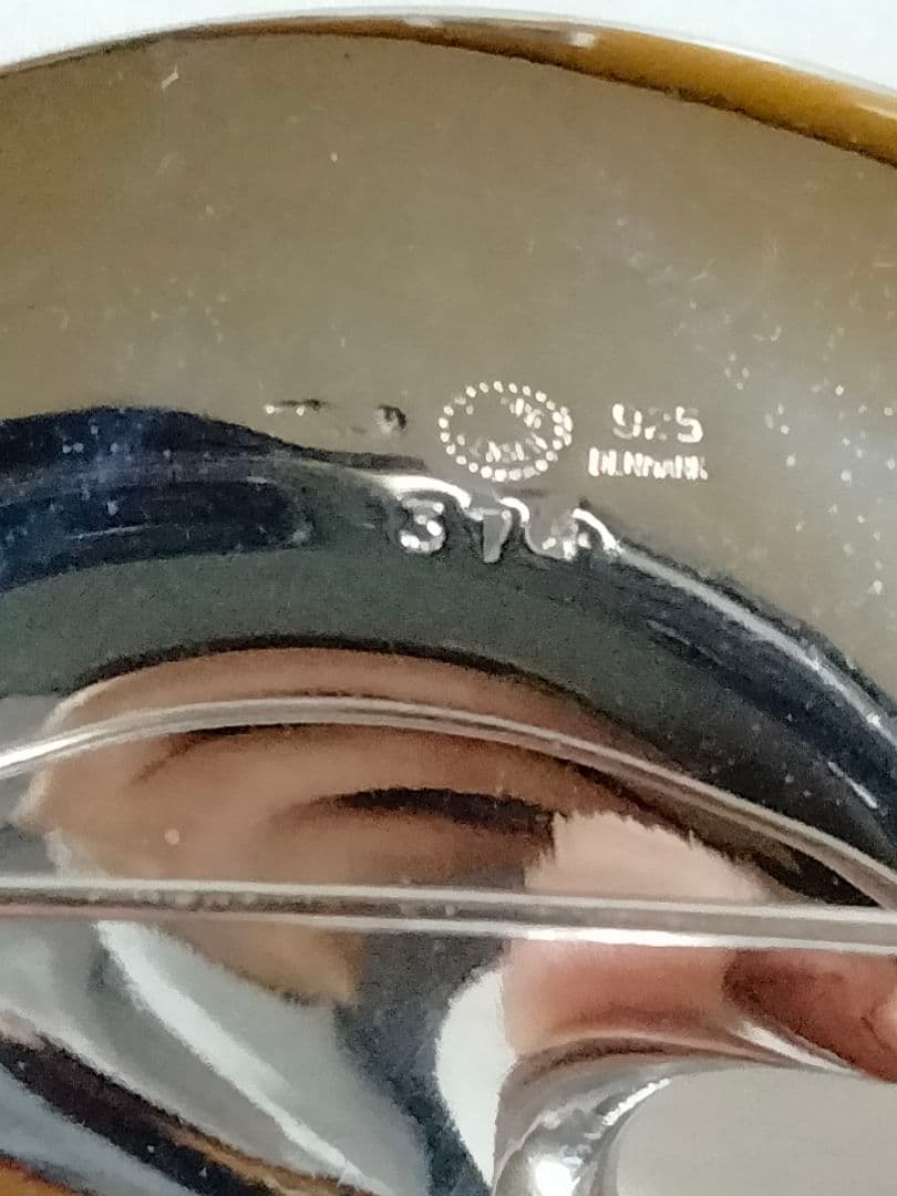 超美品 希少 ジョージジェンセン 374 TORUN メビウス ブローチ