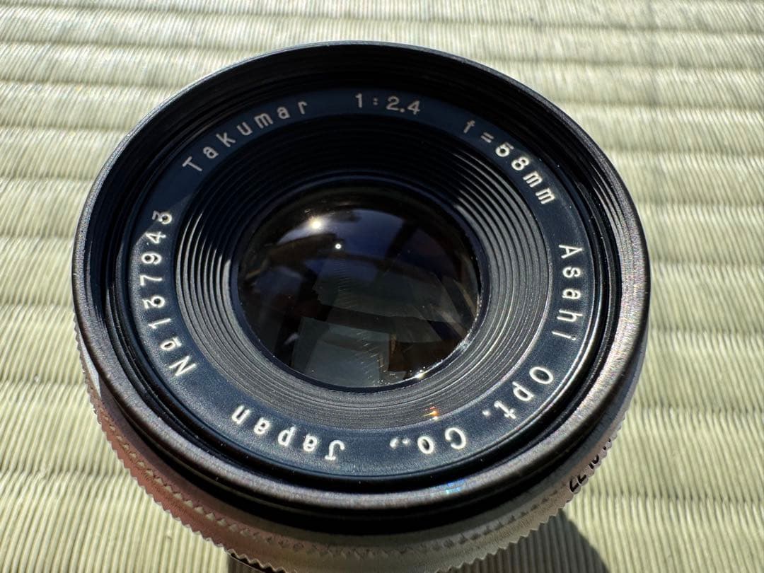 【希少】Takumar 58mm f/2.4 M42レンズ pentax