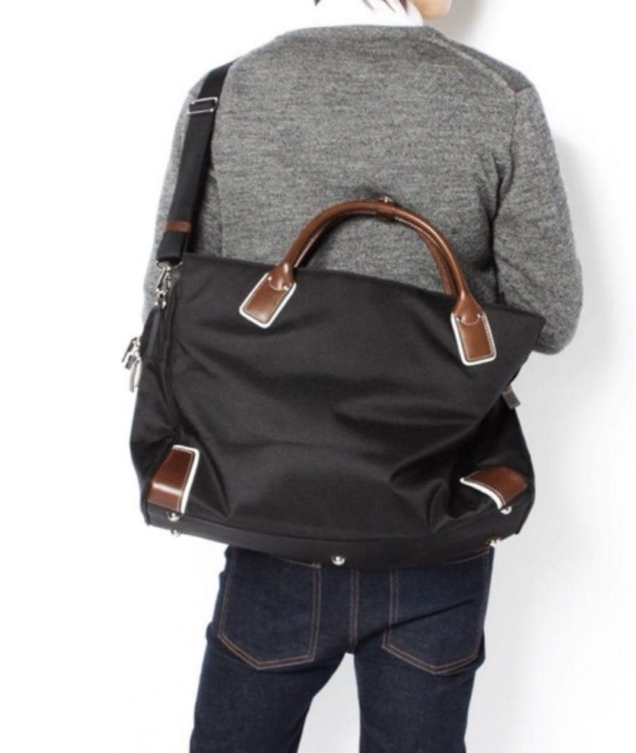 ★サザビー★ボストンバッグ レザー トートバッグ 2way ユニセックス男女兼用