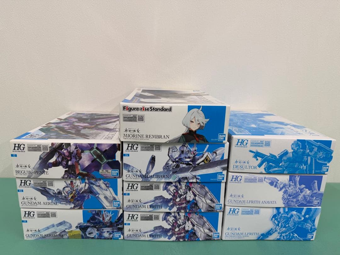 HG　ガンプラ　セット　9種　水星の魔女