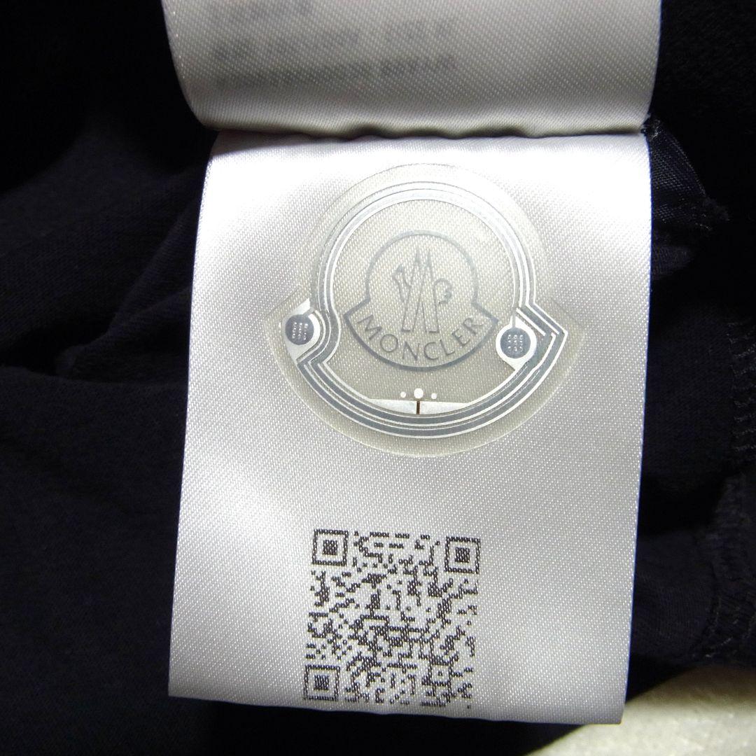 25AW MONCLER モンクレール 立体ロゴ Tシャツ XL 黒 ブラック