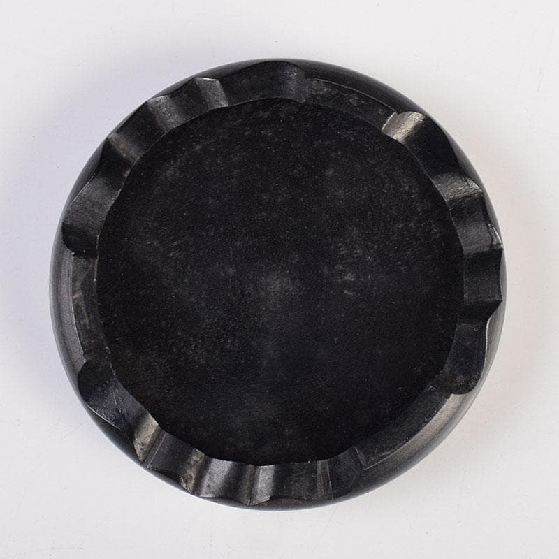 七宝焼　林武生作　黄地　四君子文　花瓶　共箱　M　R9341H