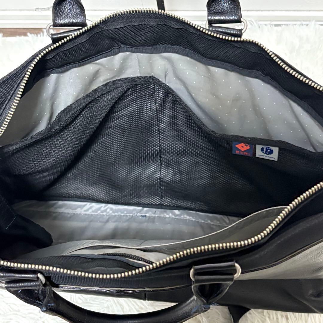 豊岡鞄 ビジネスバッグ ブリーフケース ブラック 2WAY A4収納可能