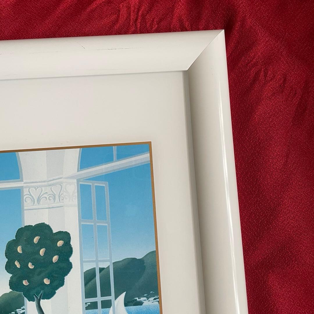 【トーマス・マックナイトT.McKNIGHT 絵画 アートポスター】レッドカウチ