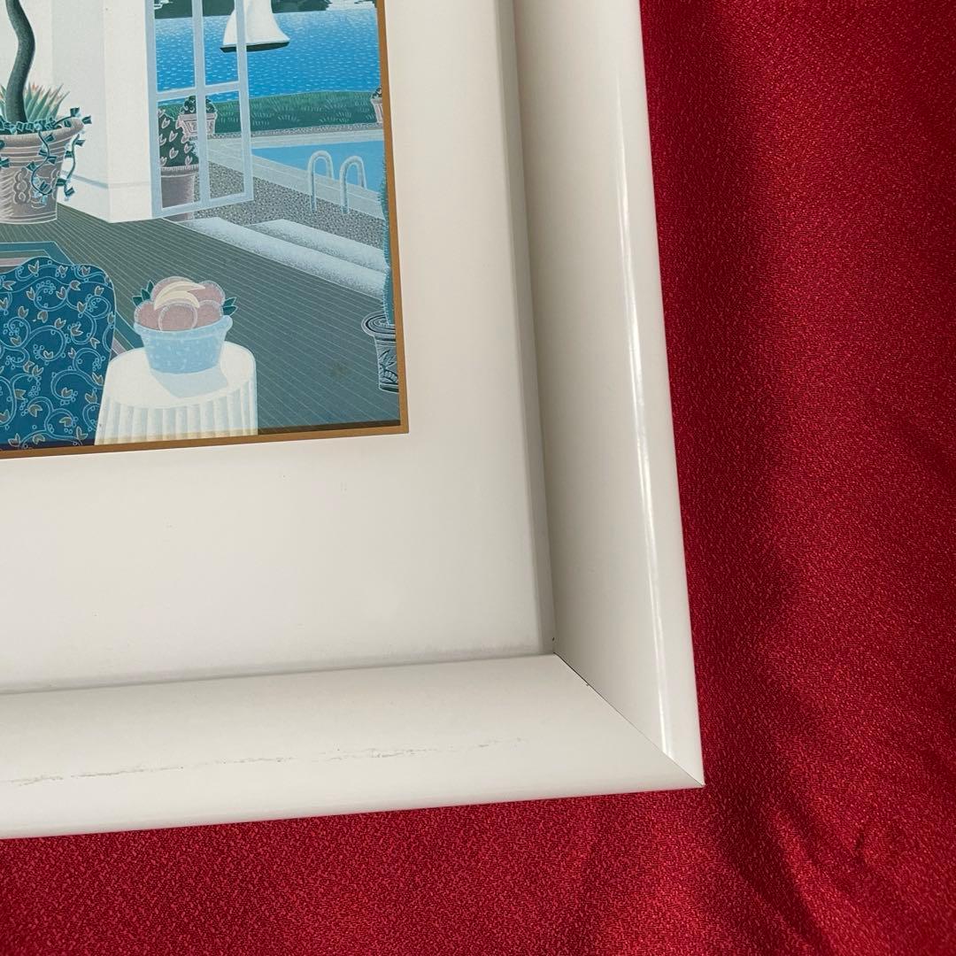 【トーマス・マックナイトT.McKNIGHT 絵画 アートポスター】レッドカウチ