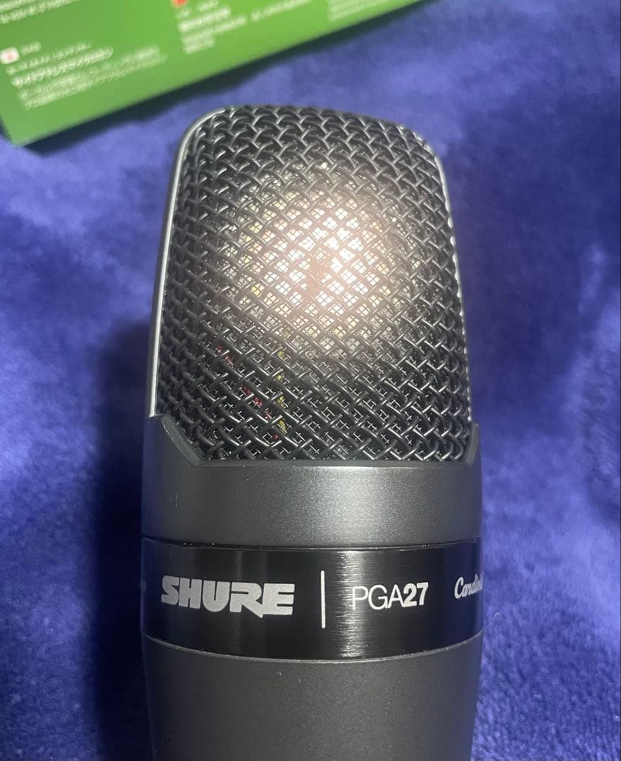 SHURE ラージダイアフラム DCバイアス型コンデンサーマイク PGA27