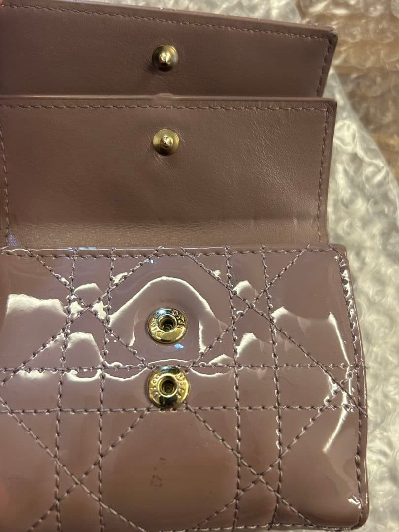 レディディオール カナージュ ロータスウォレット 三つ折り財布