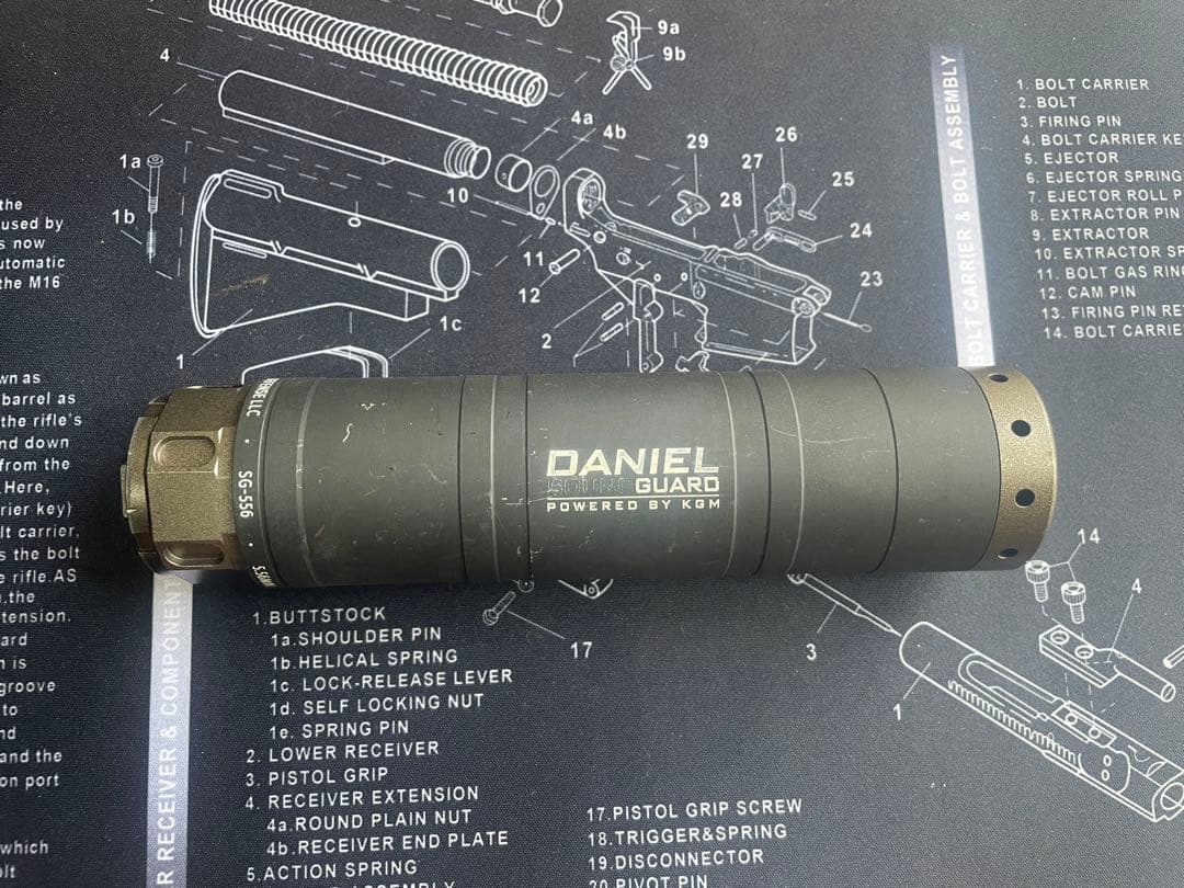 Daniel Defense ダニエルディフェンス サプレッサー 14mm逆ネジ