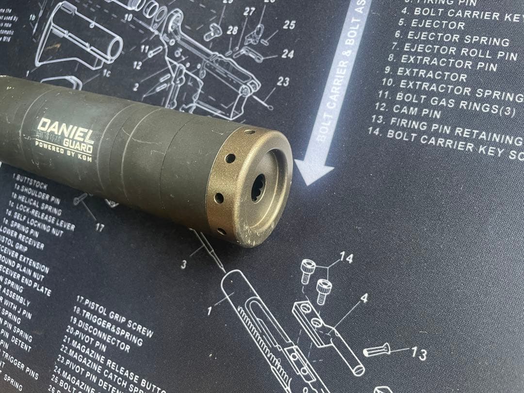 Daniel Defense ダニエルディフェンス サプレッサー 14mm逆ネジ