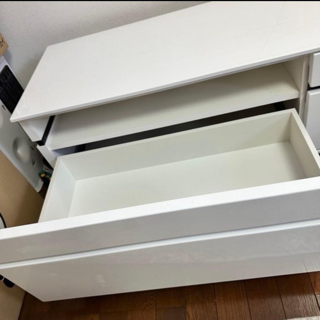 テレビ台 引き出し付き ホワイト