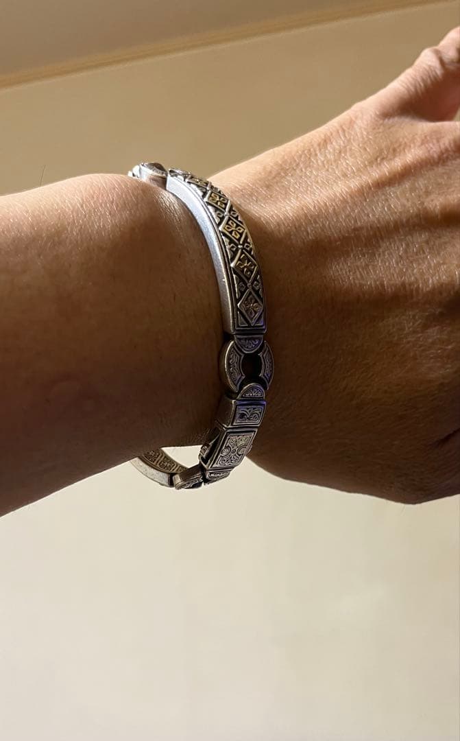 コンスタンティーノ konstantino シルバー18kゴールドブレスレット