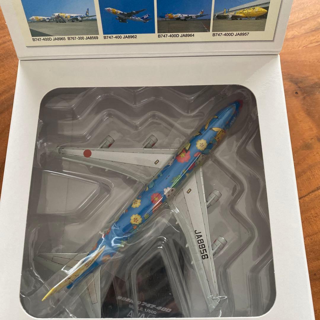 【新品】ANA 公式モデル ポケモン お花ジャンボ 1/500 B747-400