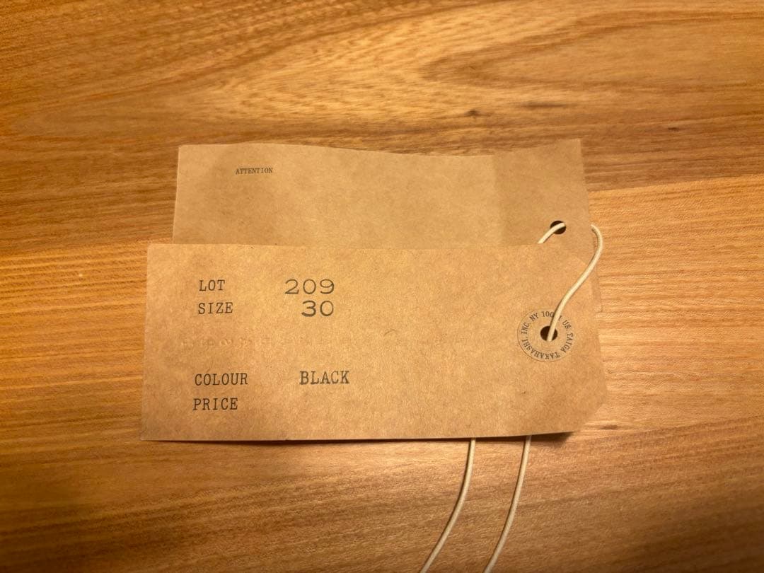 パンツ T.T LOT.209 BUCKLE BACKED TROUSERS BLACK