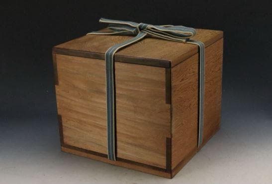 【桃山時代】古伊賀水指 時代箱付 茶道具