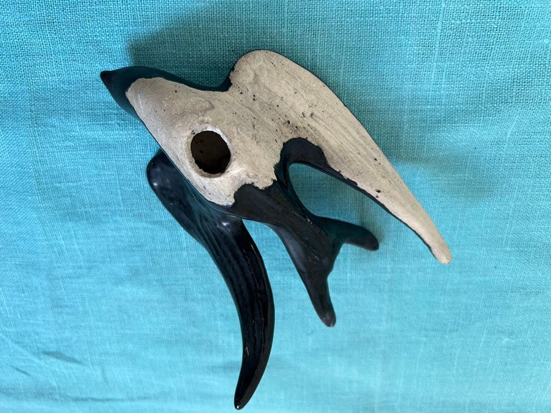 ご購入予約中　フランスアンティーク　陶器ツバメ　2