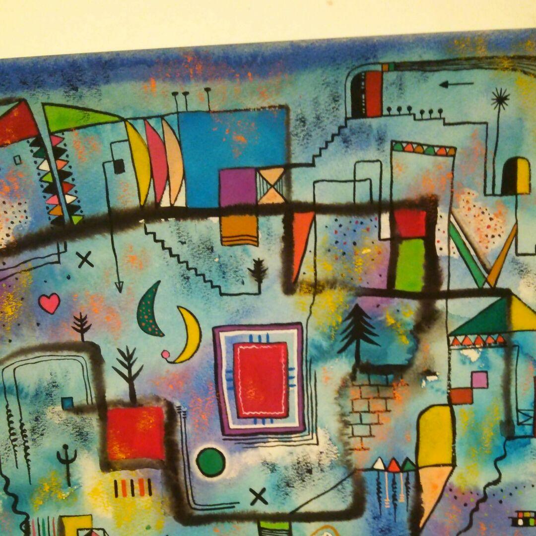 水彩画　innertrip  20  F8号