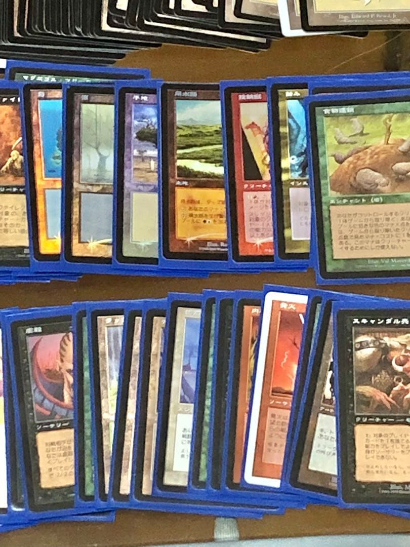 MTG マジックザギャザリング ４４６枚＋スリーブ１００枚＋説明書類６点セット