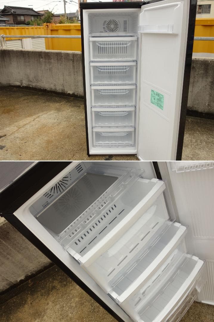 M▽三菱 冷凍庫 フリーザ ストッカー 144L ファン式 (27934)