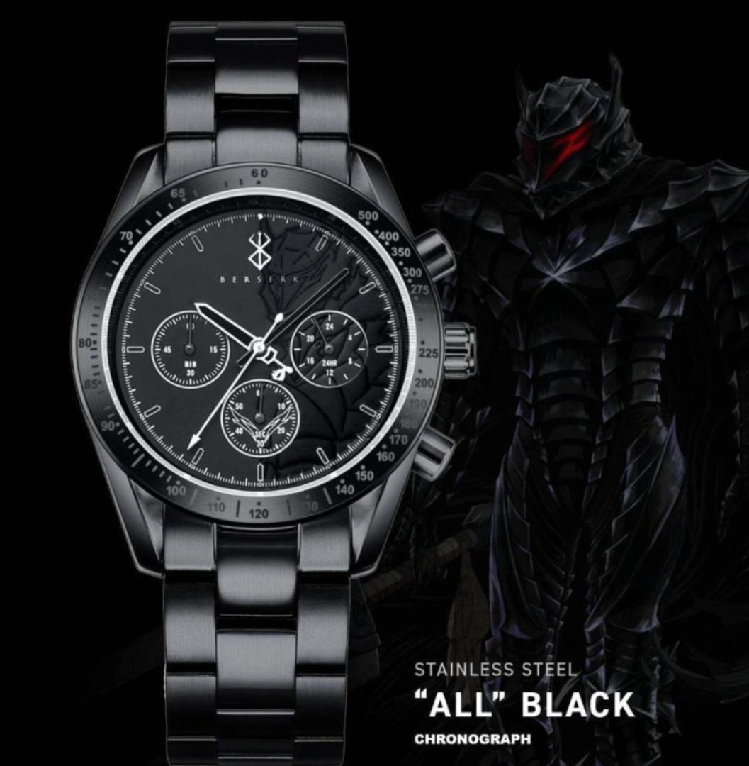 ベルセルク Berserk クロノグラフ ブラック 時計　腕時計 限定500個