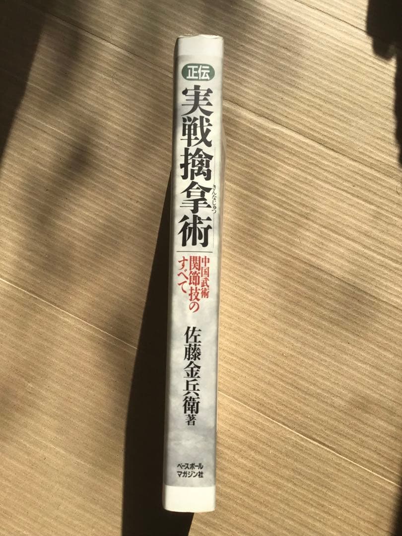 正伝実戦擒拿術　中国武術関節技のすべて　佐藤金兵衛