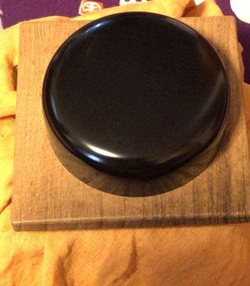 茶道具　黒中棗　共箱付き☆