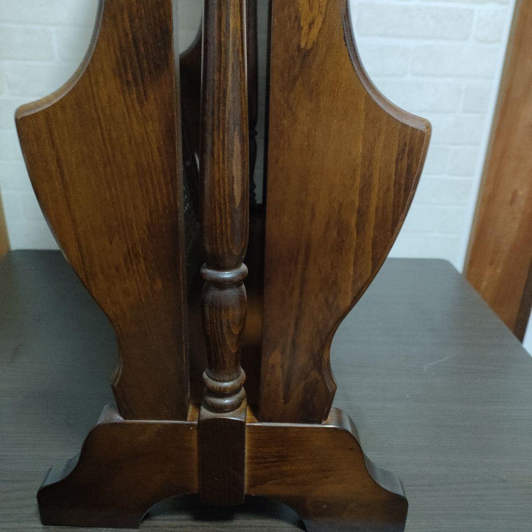 カリモク家具 マガジンラック付き サイドテーブル コロニアル オールドカリモク