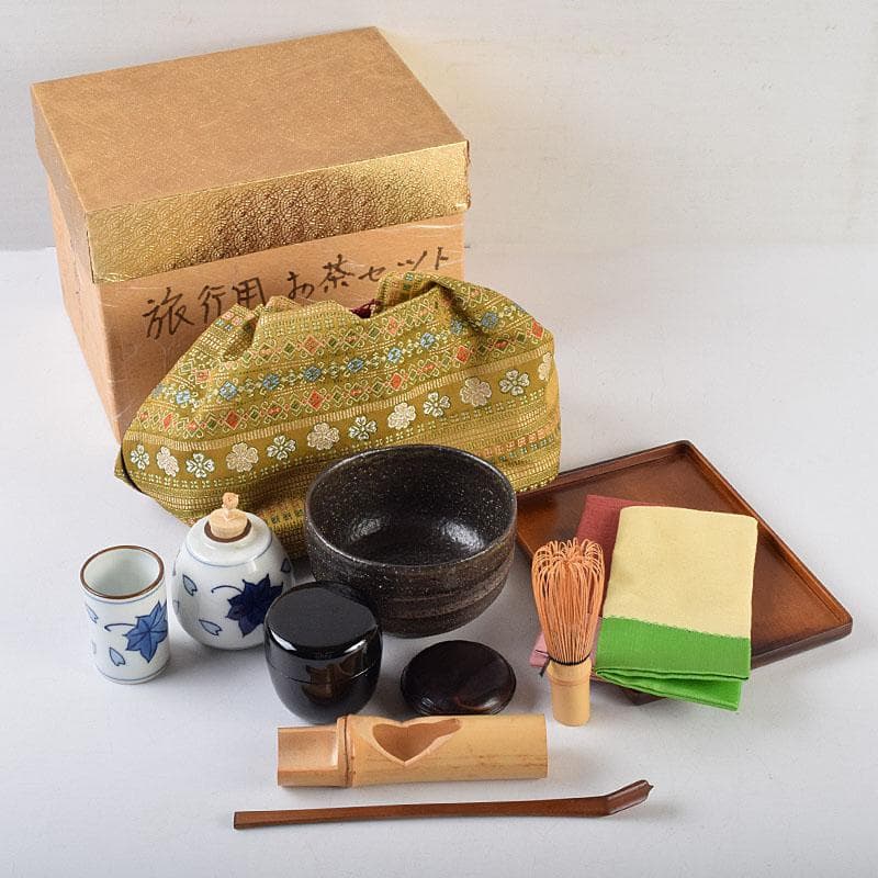 茶道具　茶器袋　茶碗　巾筒　振出　棗など　九点　一式　V　9078