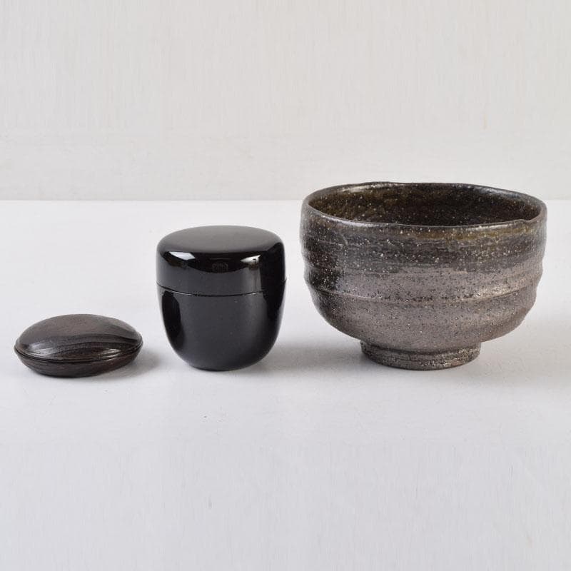 茶道具　茶器袋　茶碗　巾筒　振出　棗など　九点　一式　V　9078