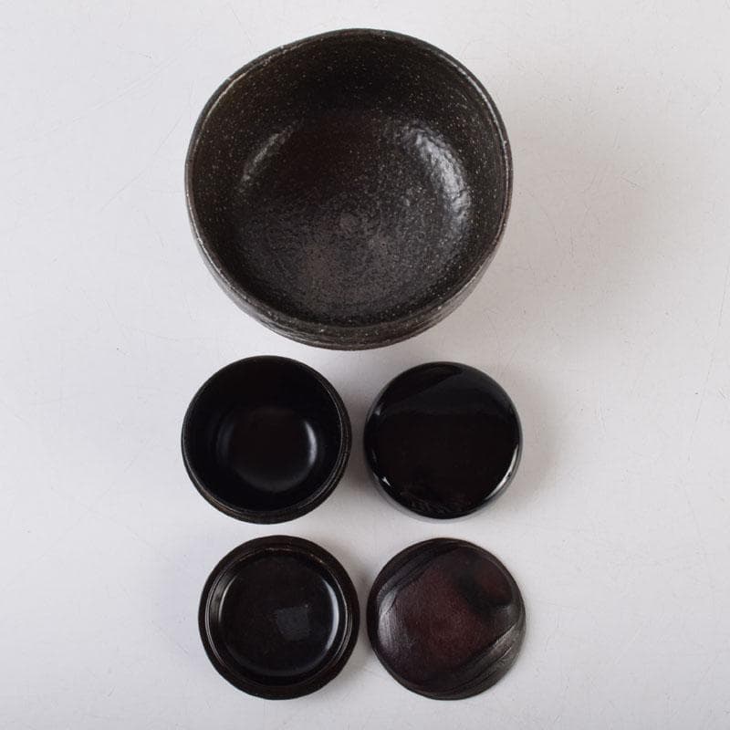 茶道具　茶器袋　茶碗　巾筒　振出　棗など　九点　一式　V　9078