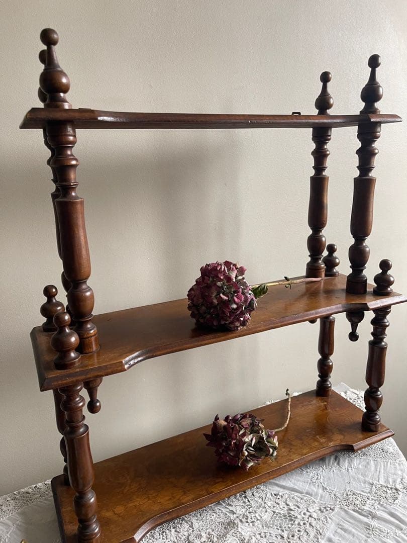 【お36】35 フランス　アンティーク　ナポレオンシェルフ　シェルフ