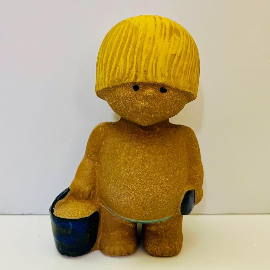 ★シール・ボックス付★【リサラーソン/世界の子ども/4体セット】北欧/ビンテージ