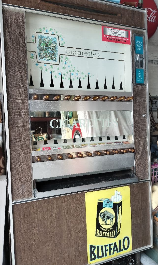 アメリカ タバコ販売機 アメリカンアンティーク 引き取り限定 店舗計器 ダイナー