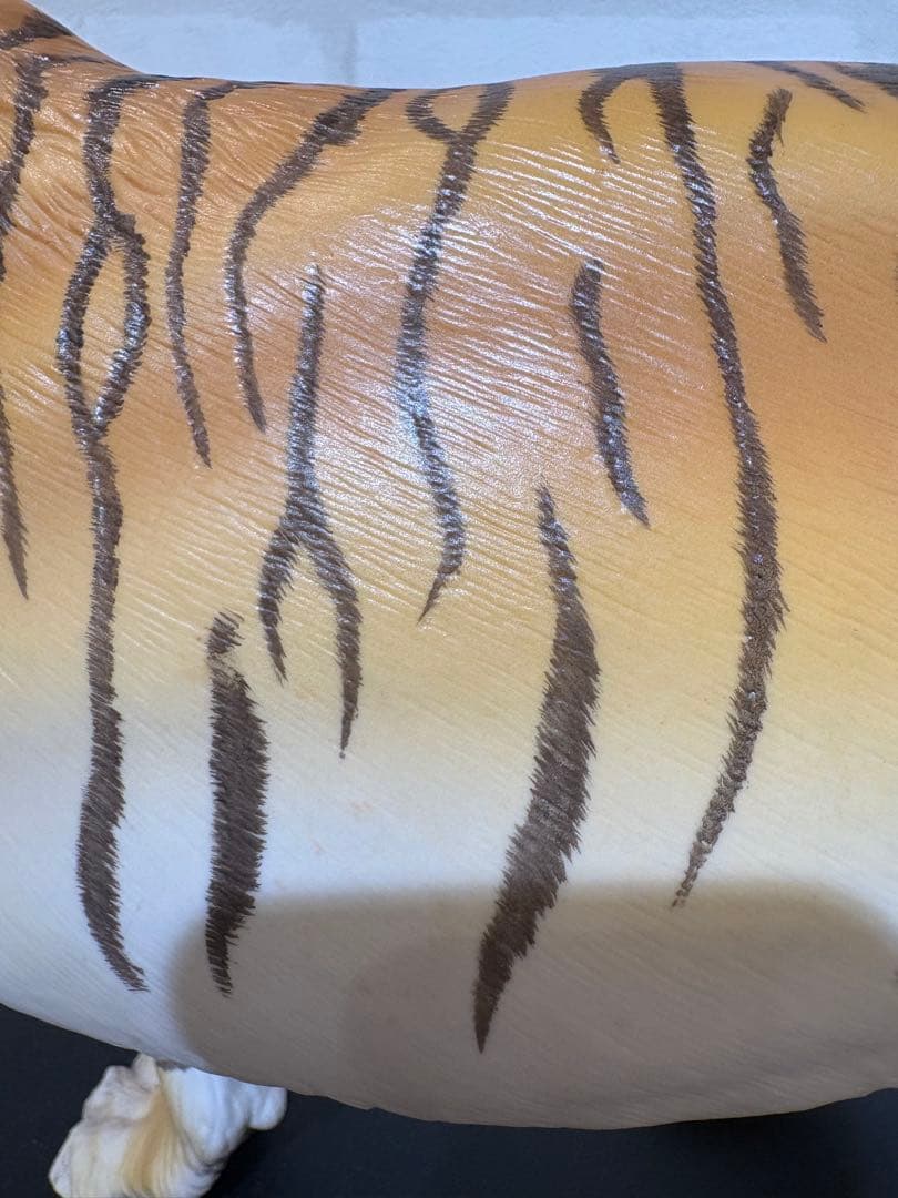 ベンガルトラ　トラの彫刻 フランクリン　ミント　台付