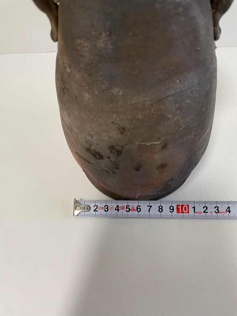 【日幡光顕】　備前焼　花入　花瓶　一輪挿し　飾り物　置物